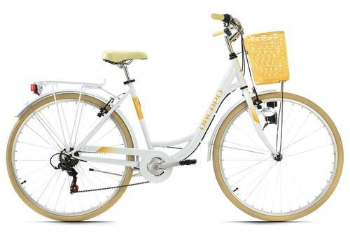 CITYBIKE 28 Zoll Damen - Gelb/Weiß, Basics, Metall (180/70cm) - Atrigo