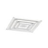 LED-TAKLAMPA Gorden 56 W 60/60/6,7 cm  - vit, Design, plast (60/60/6,7cm) - Fischer & Honsel