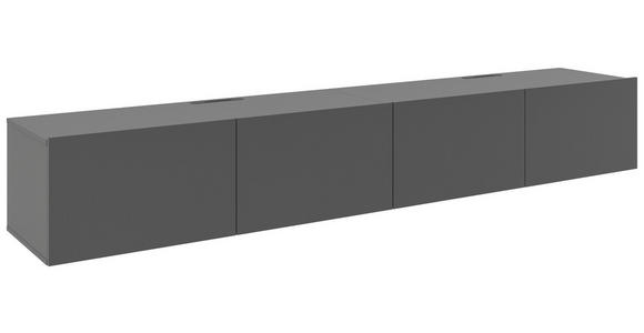 LOWBOARD Newniq  in 240/36,7/45 cm  - Anthrazit, Design, Holzwerkstoff (240/36,7/45cm) - Hom`in