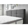 BOXSPRINGBETT 180/200 cm  in Grau  - Schwarz/Grau, KONVENTIONELL, Holz/Holzwerkstoff (180/200cm) - Carryhome