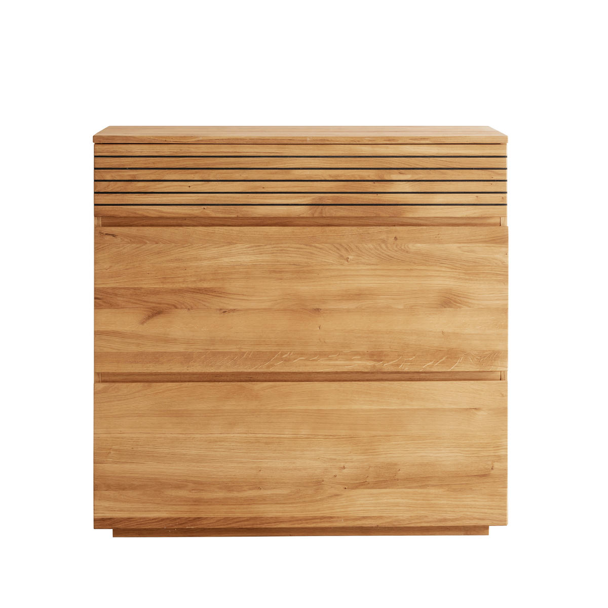 SCHUHKIPPER  in 110/105/35 cm  - Eichefarben, Natur, Holz (110/105/35cm) - Linea Natura