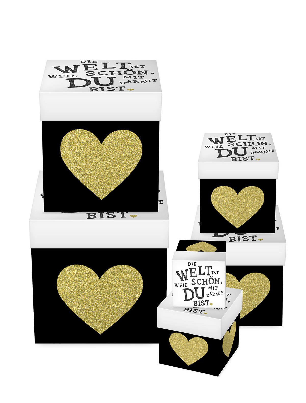 GESCHENKBOX    - Basics, Karton (15,6/15,6/15,8cm)