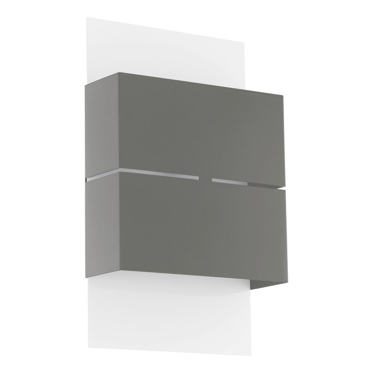 VONKAJŠIE NÁSTENNÉ SVIETIDLO, 15 cm - biela/antracitová, Design, kov (15cm) - Eglo