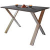 SCHREIBTISCH  in Anthrazit, Silberfarben  - Anthrazit/Silberfarben, Design (160/76/80cm) - MID.YOU