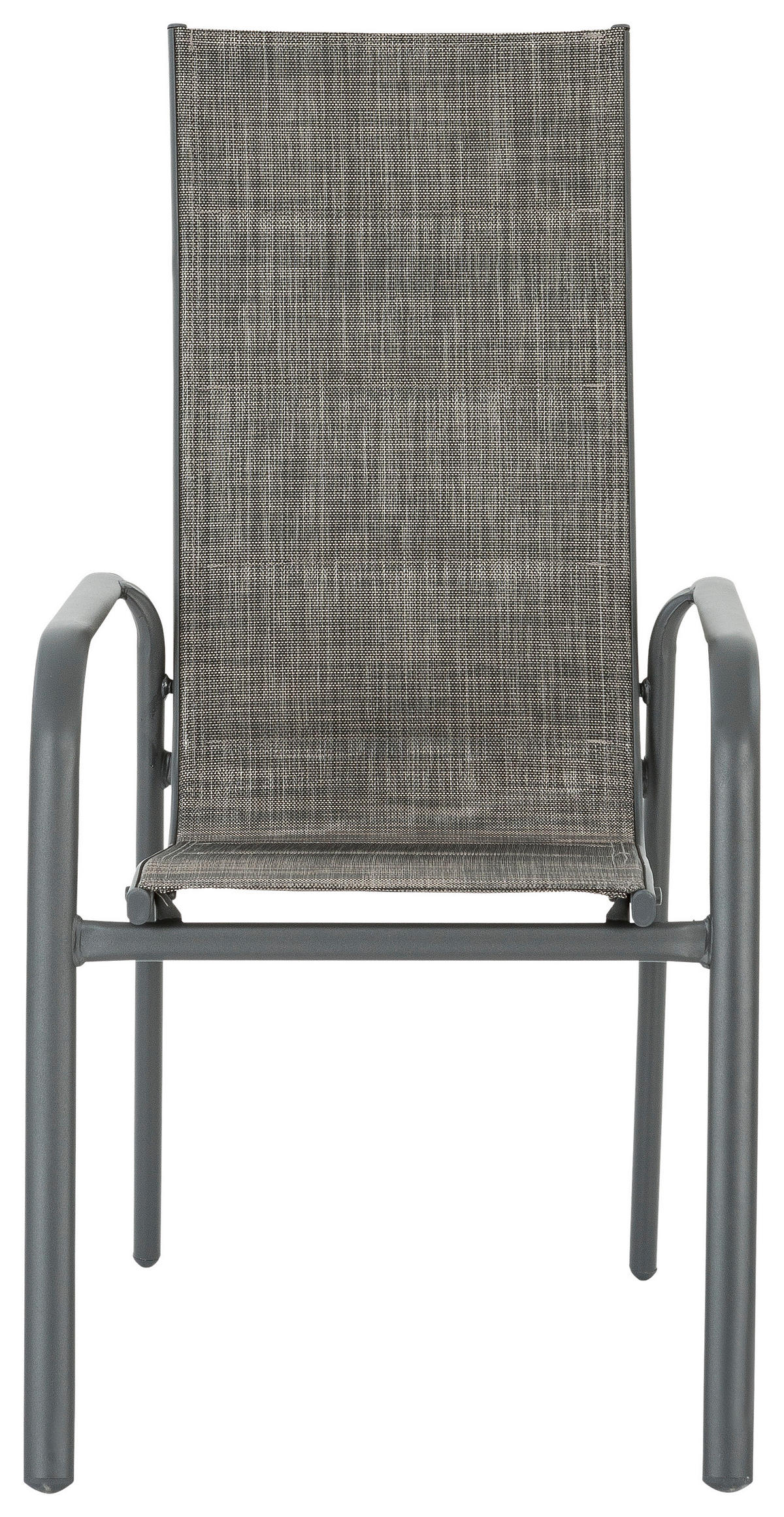 KERTI KAROSSZÉK fém, textil antracit  - antracit, Basics, textil/fém (56/108/75cm) - Ambia Garden