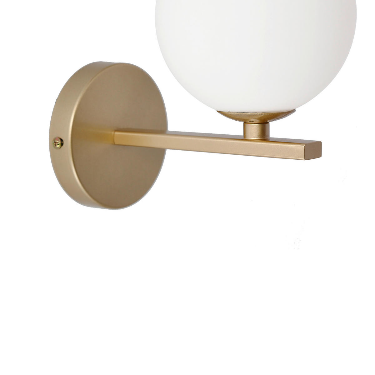 WANDLEUCHTE 20/12/19 cm   - Messingfarben, KONVENTIONELL, Metall (20/12/19cm)