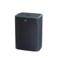 KOŠ ZA PERILO - črna, Basics, umetna masa/tekstil (56/71/39,5cm) - Joseph Joseph