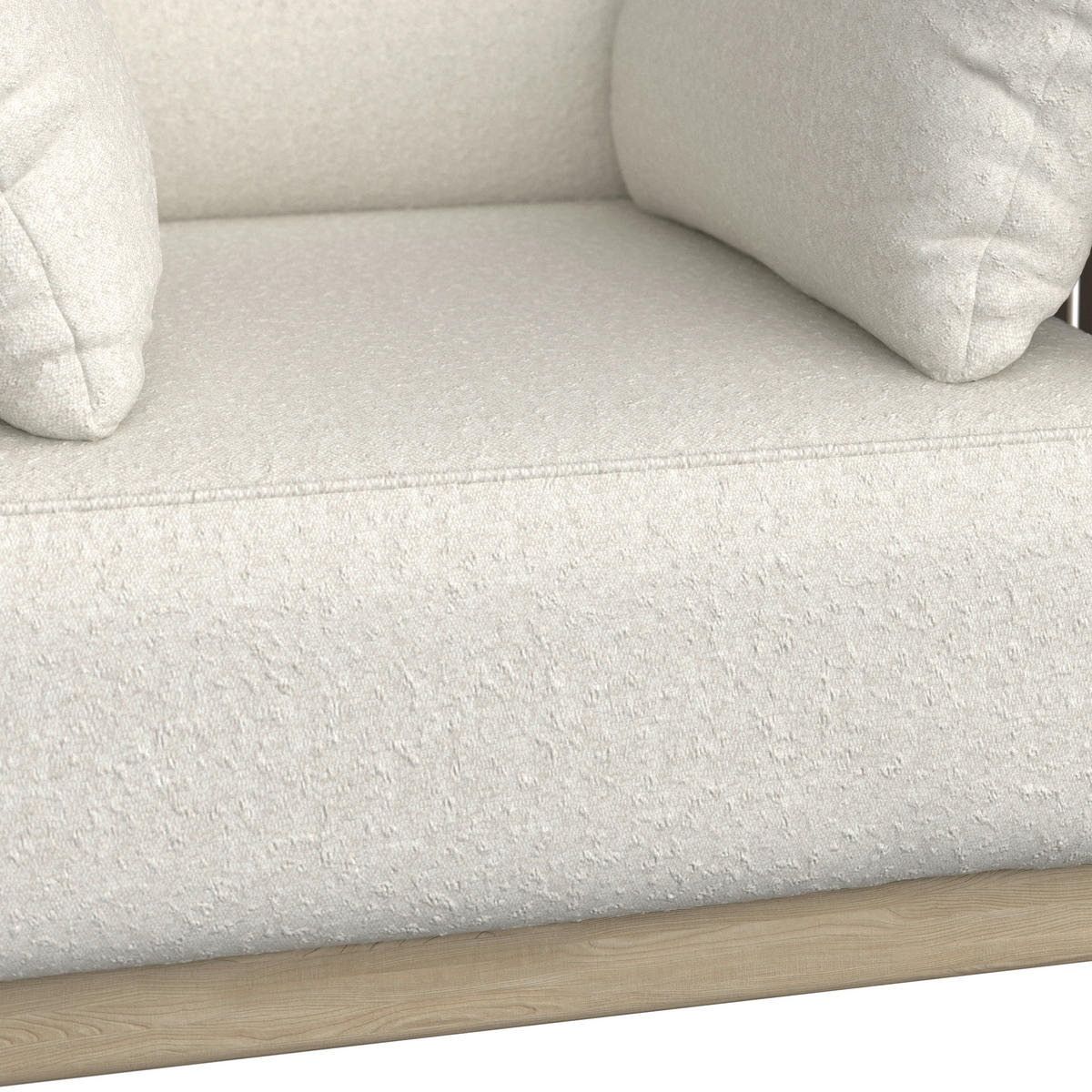 LOUNGESESSEL  - Sandfarben/Taupe, Romantik / Landhaus, Holz/Textil (100/86/97,5cm) - Dieter Knoll