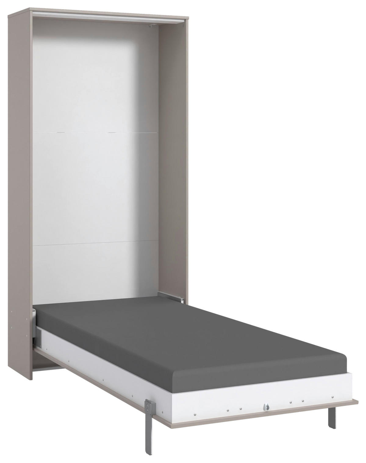 SCHRANKBETT 90/200 cm,  in Sahara, Lattenrost inkl.  - Sahara, KONVENTIONELL, Holz/Metall (90/200cm) - MID.YOU