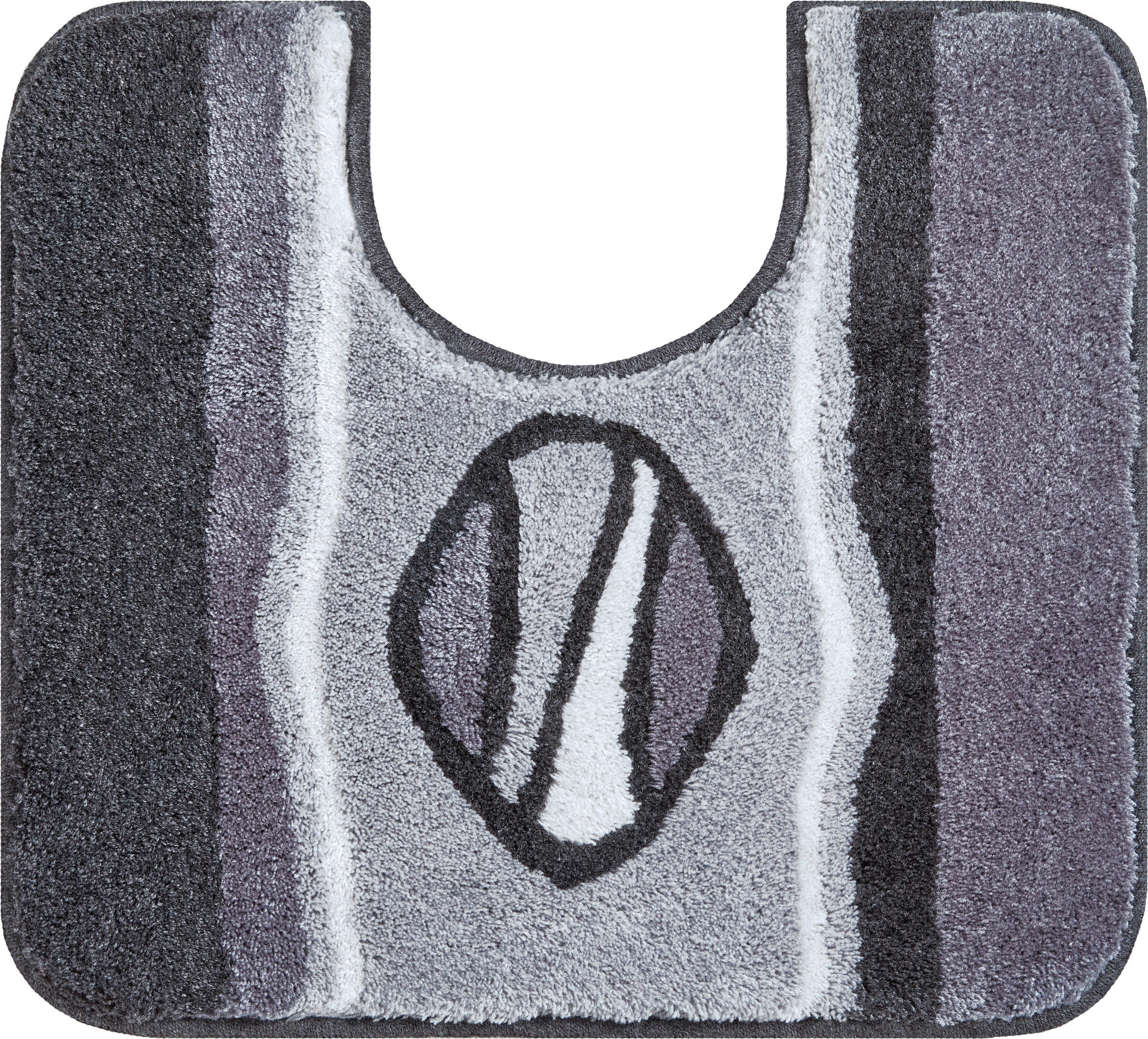 Grund Wc-Vorleger Jewel Anthrazit 50x55 cm