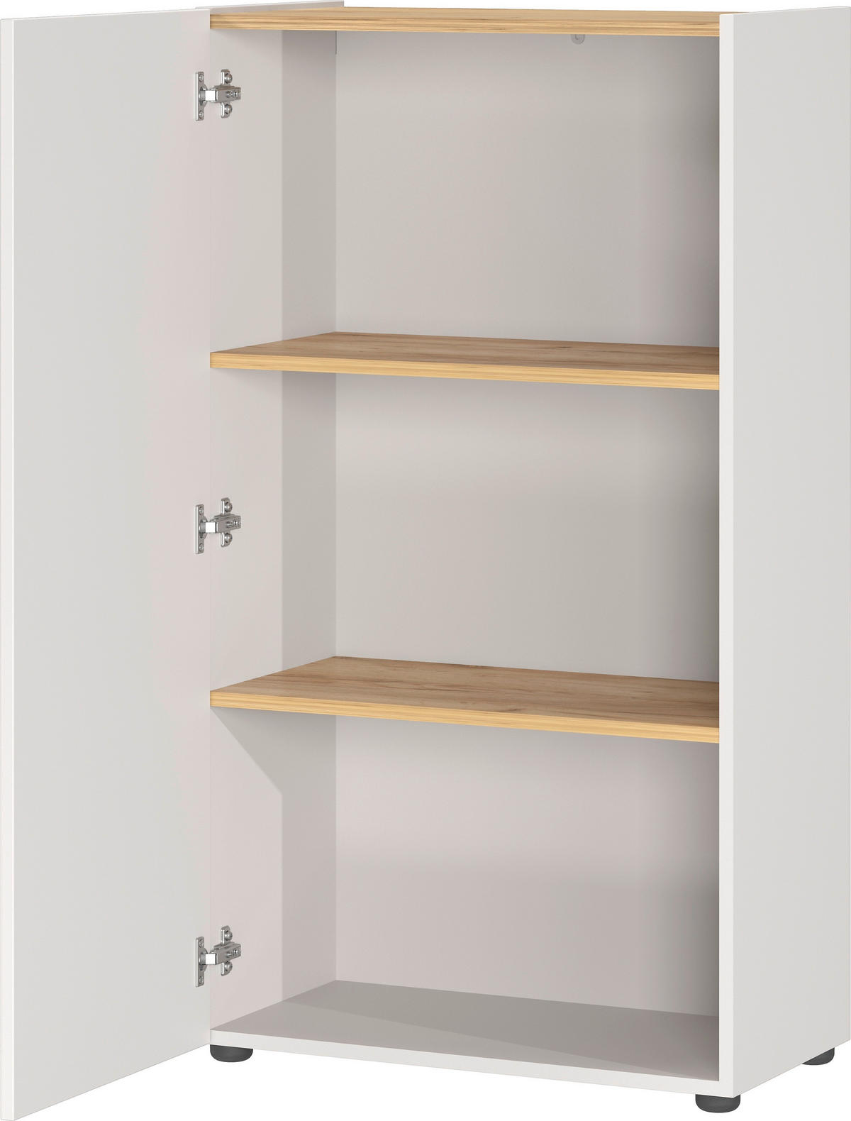 AKTENSCHRANK Eichefarben, Kaschmir  - Kaschmir/Eichefarben, Design, Holzwerkstoff (61/110/34cm) - Germania