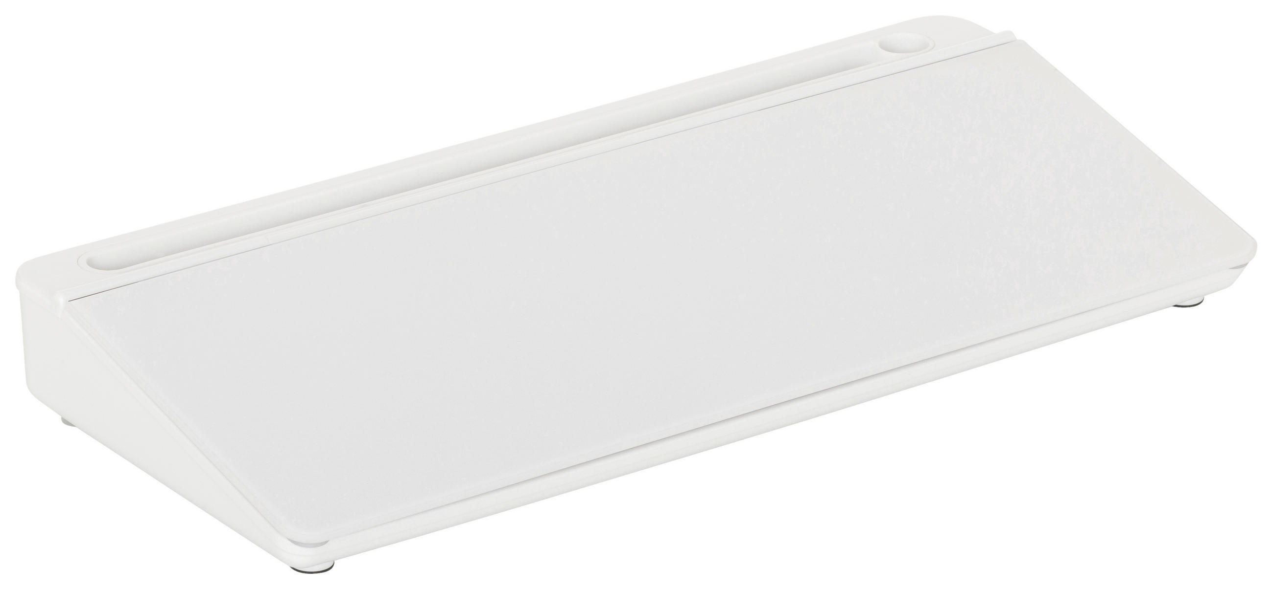 TISCHORGANIZER  - Weiß, Basics, Glas/Kunststoff (40/5,7/18cm) - MID.YOU