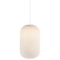 HÄNGELEUCHTE MILFORD 20/33,5 cm   - Weiß, Design, Glas (20/33,5cm) - Nordlux