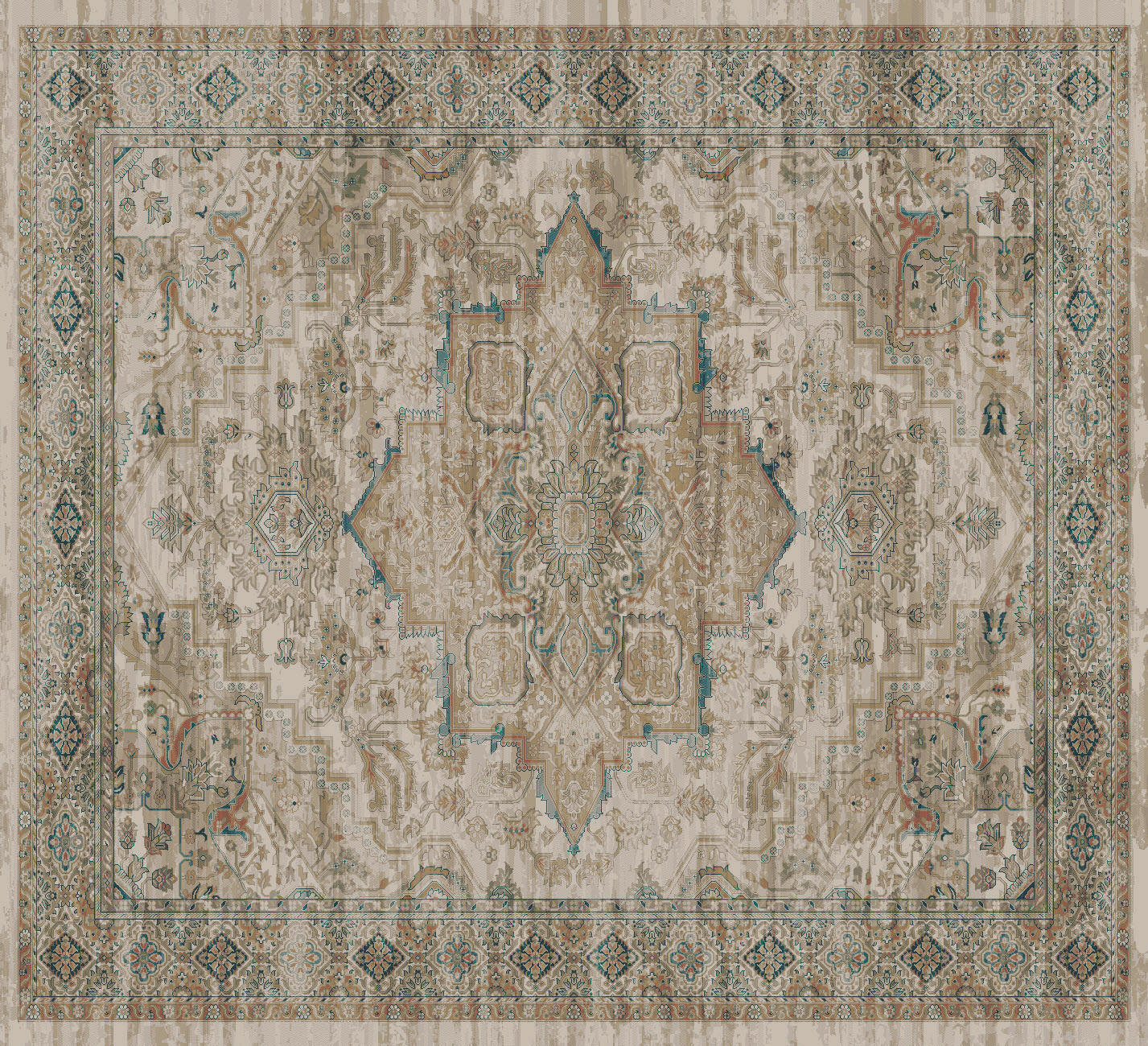 WEBTEPPICH 200/290 cm  - Beige/Creme, Konventionell, Textil (200/290cm) - Novel