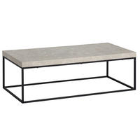 COUCHTISCH in Holzwerkstoff 120/60/38 cm  - Sandfarben/Schwarz, Design, Holzwerkstoff/Metall (120/60/38cm) - Livetastic