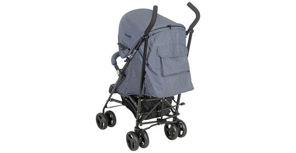 BUGGY Madrid  - Schwarz/Grau, KONVENTIONELL, Kunststoff/Textil (61/48/104cm) - My Baby Lou