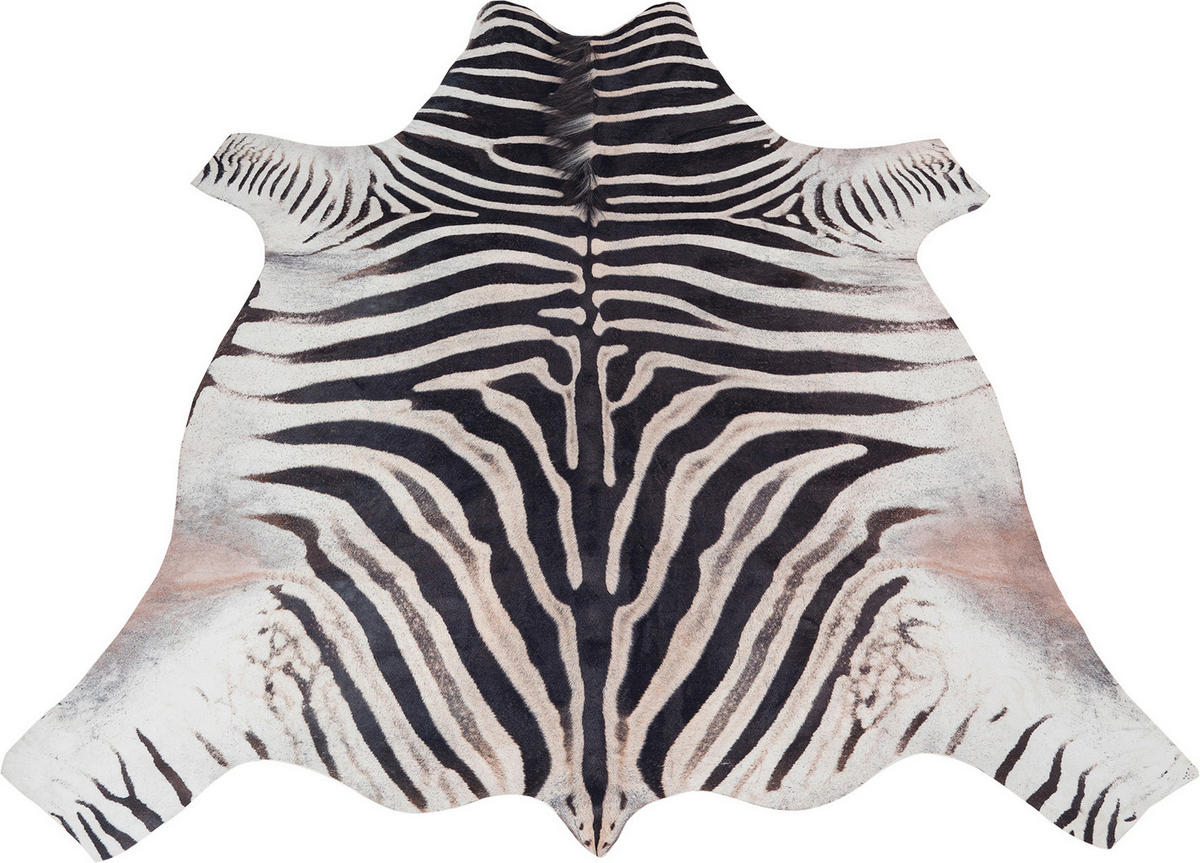 BLANĂ DE BOVINE  My Toledo  - alb/negru, Design, textil (155/190cm) - Novel