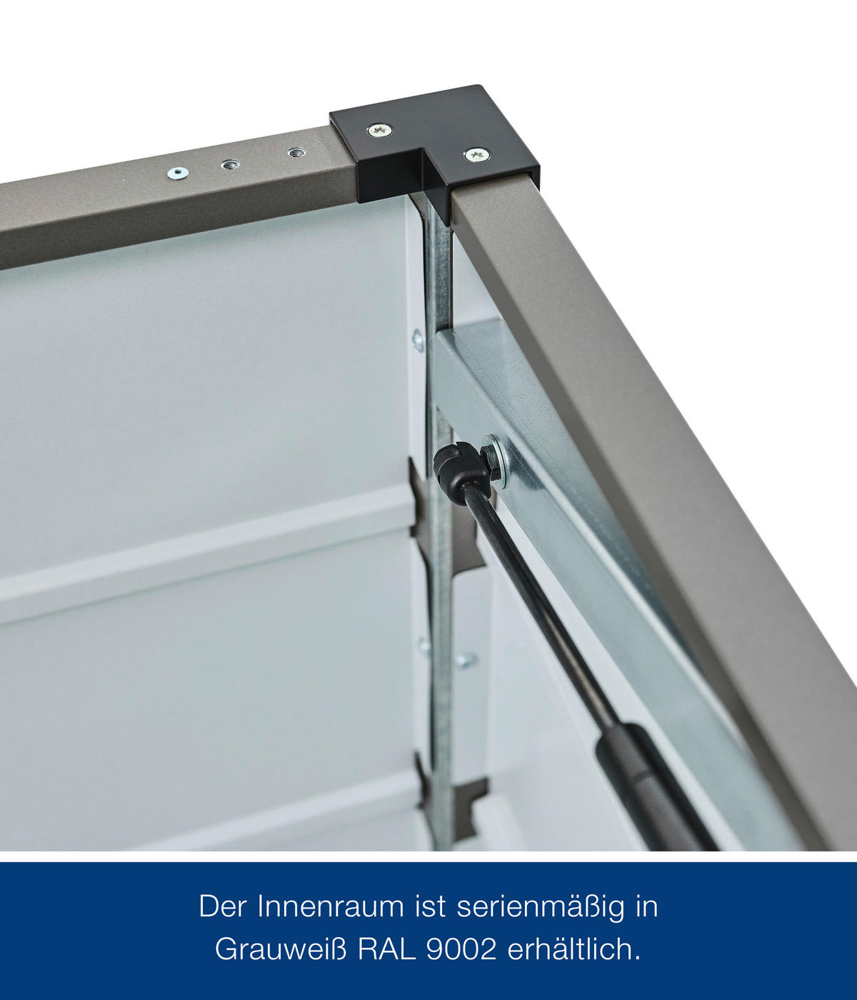 KISSENBOX 136/72,5/67,5 cm  - Alufarben, Basics, Metall (136/72,5/67,5cm)