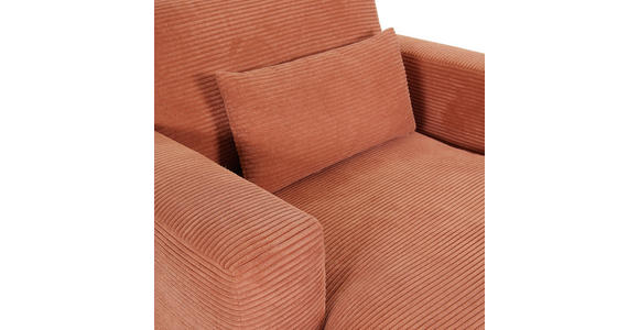 XXL-SESSEL - Schwarz/Orange, ROMANTIK / LANDHAUS, Kunststoff/Textil (120/67/140cm) - Landscape