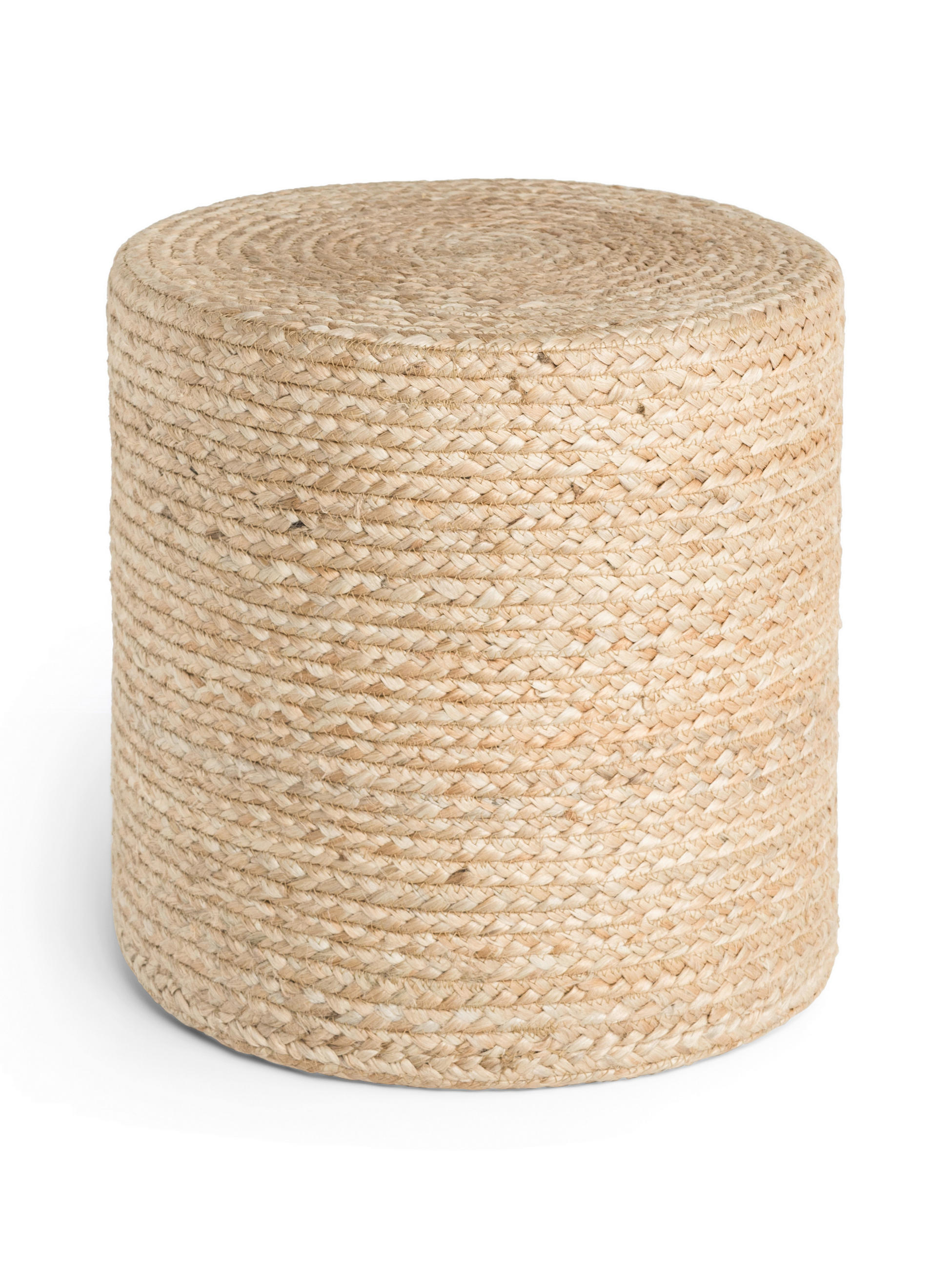 POUF Looma Struktur Uni 40/40/40 cm  - Goldfarben, Basics, Textil (40/40/40cm) - Hanse Home