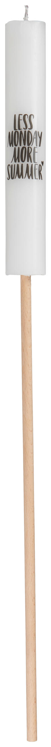 KERZE - Weiß, Basics (3,8/23cm)