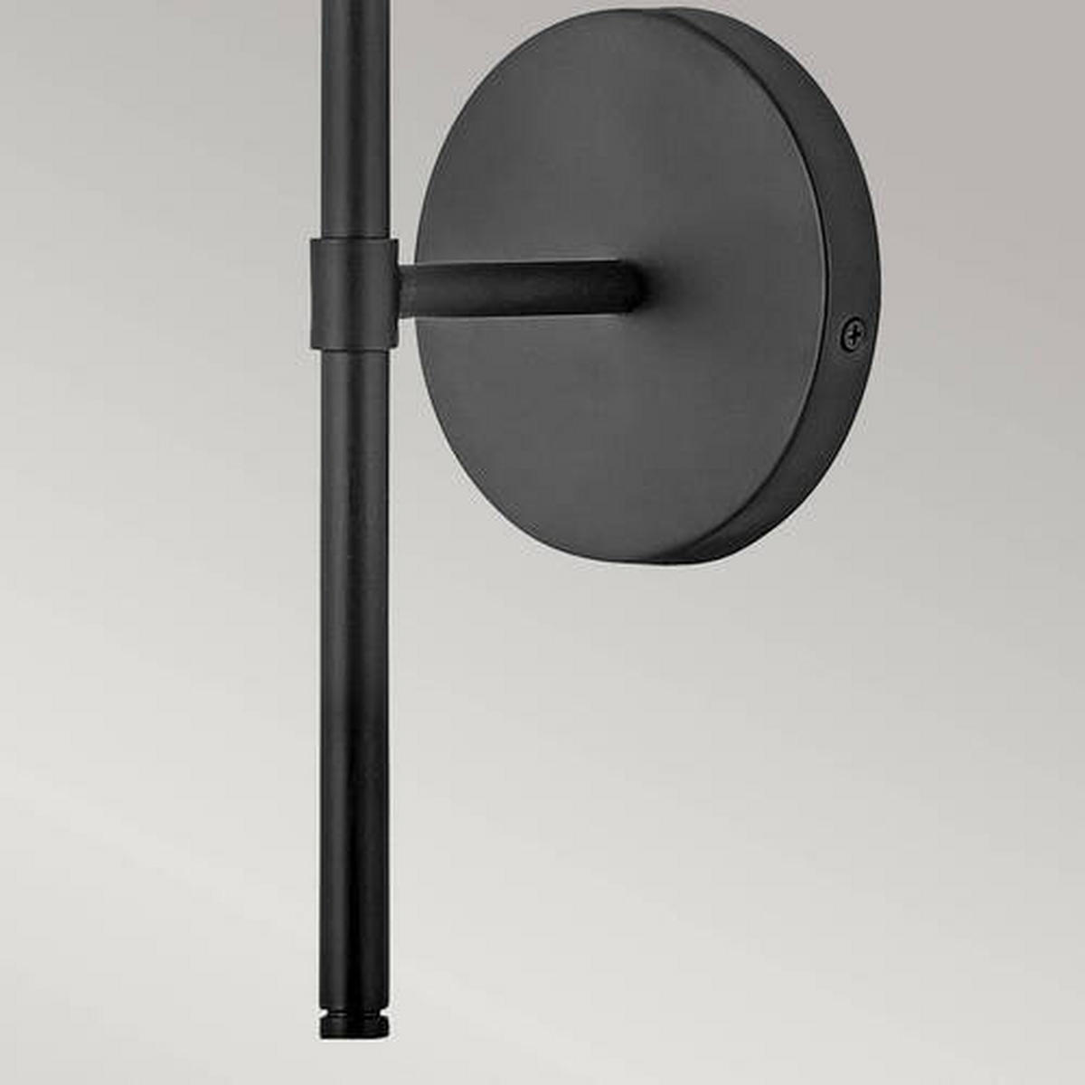 KUPAONSKA SVJETILJKA ZIDNA Elstead Hollis  - crna, Konvencionalno, staklo/metal (15.6/40.3/19cm) - Elstead Lighting