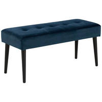 KLOP BREZ NASLONA, kovina, tekstil črna, temno modra  - črna/temno modra, Trend, kovina/tekstil (95/45/38cm) - Livetastic