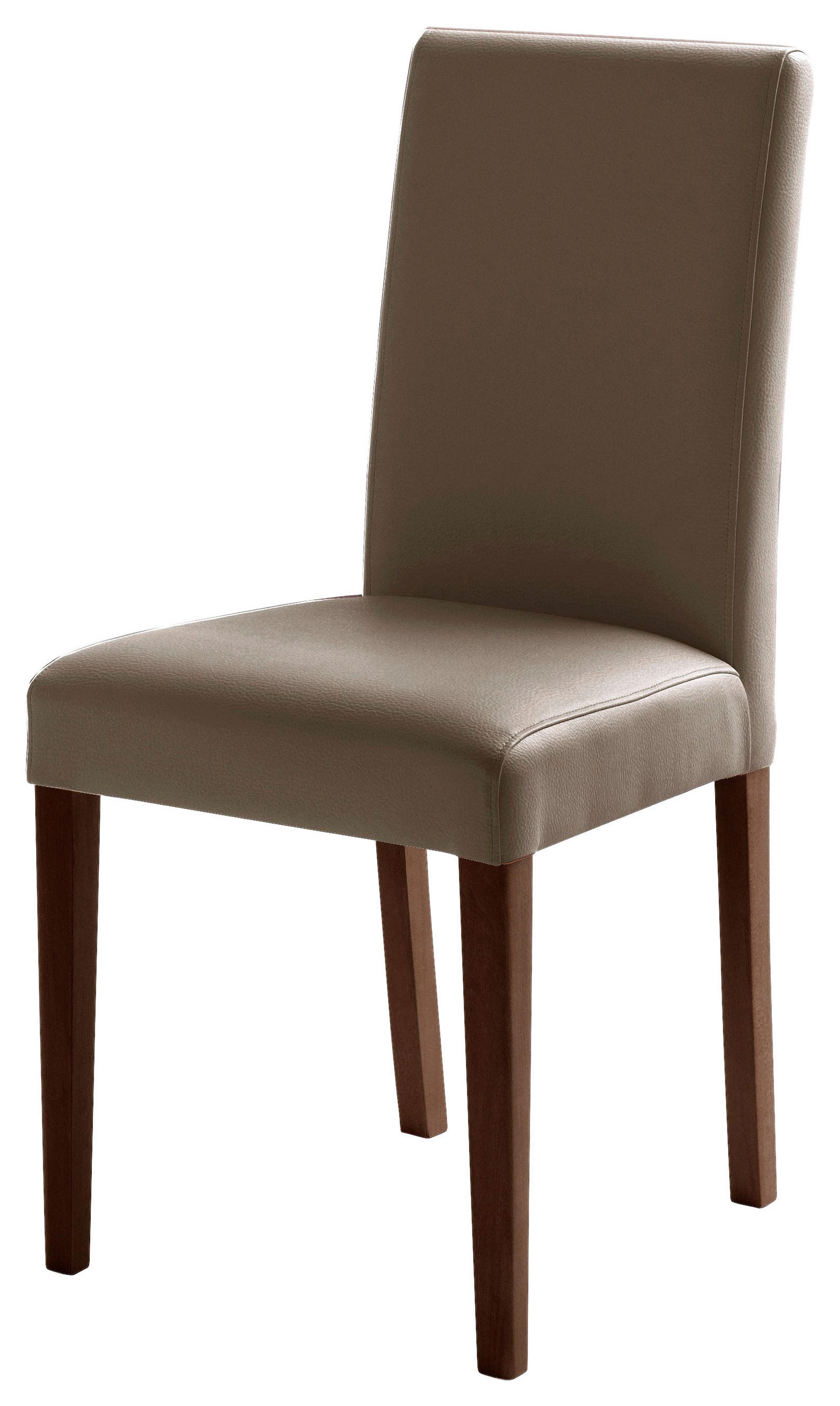 STUHL  in Lederlook Textil  - Buche Kolonial/Cappuccino, KONVENTIONELL, Holz/Textil (44/92/57cm) - Carryhome