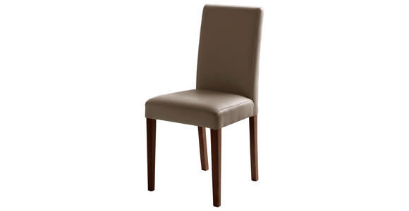 STUHL  in Lederlook Textil  - Buche Kolonial/Cappuccino, KONVENTIONELL, Holz/Textil (44/92/57cm) - Carryhome
