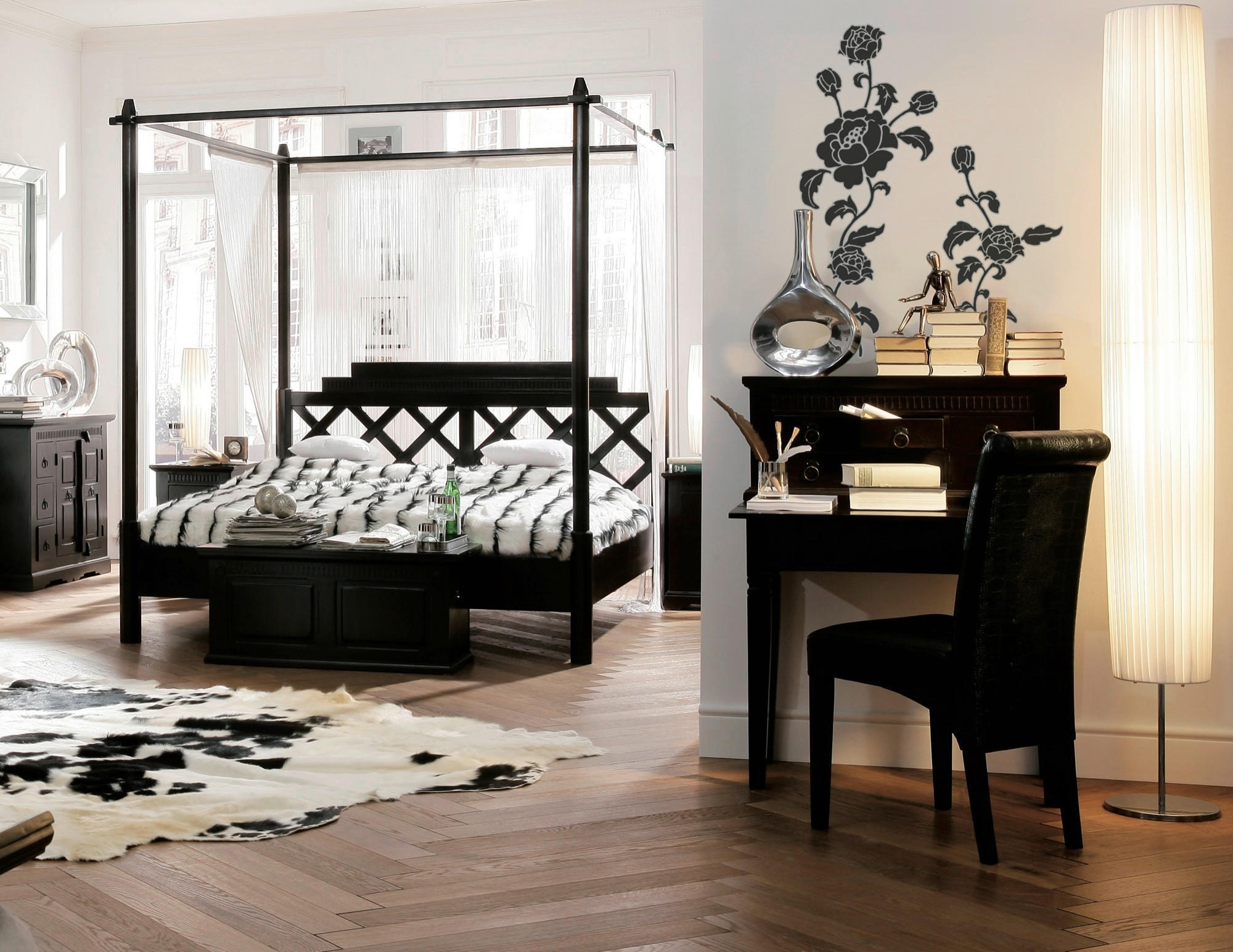 DEKOSTICKER  - Klar/Schwarz, Natur, Kunststoff (50/70cm) - Komar