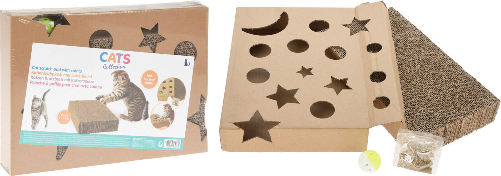 XXXLutz Kratzbaum Beige 25x6x35 cm