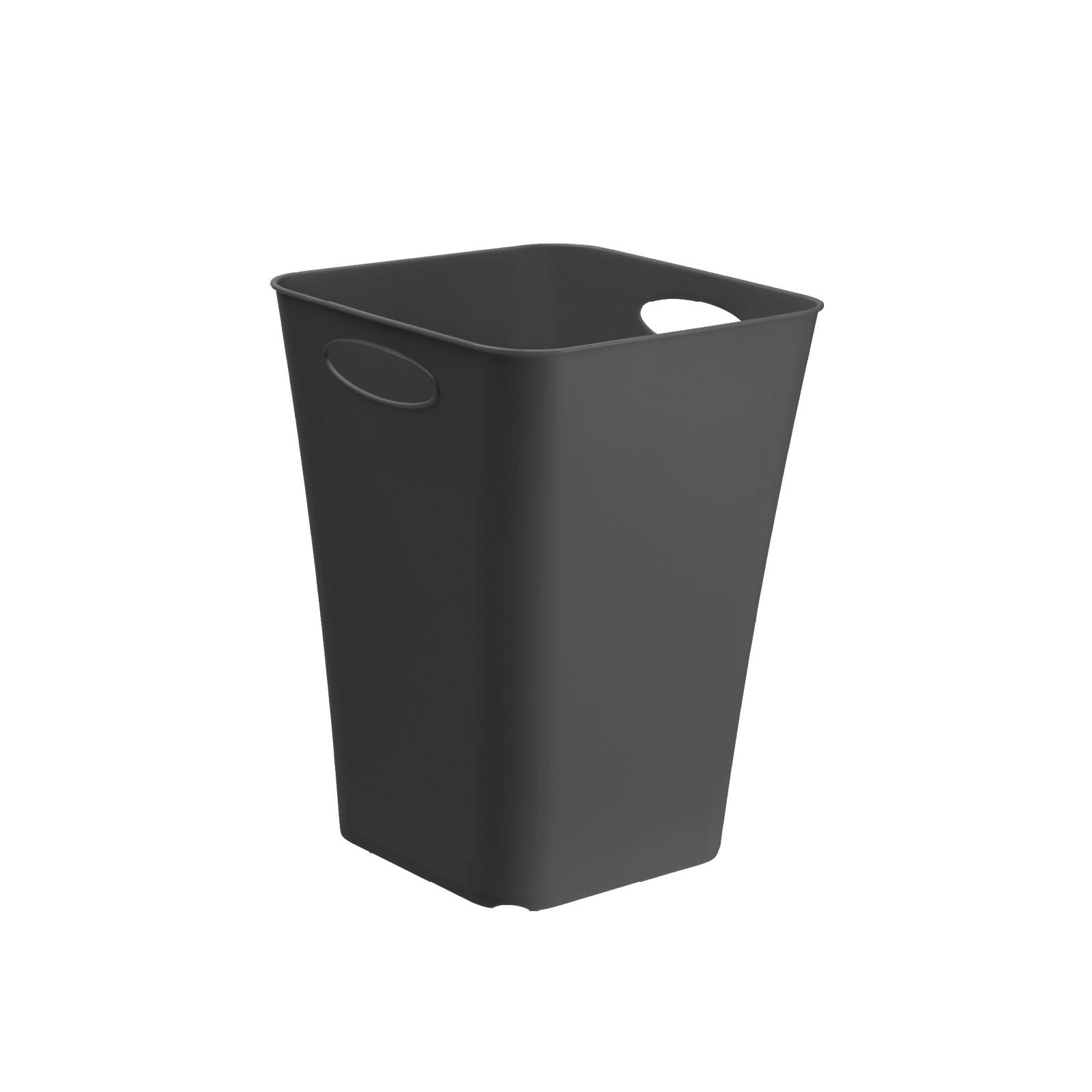 PAPIERKORB Kunststoff   - Schwarz, Basics, Kunststoff (29,5cm) - Rotho