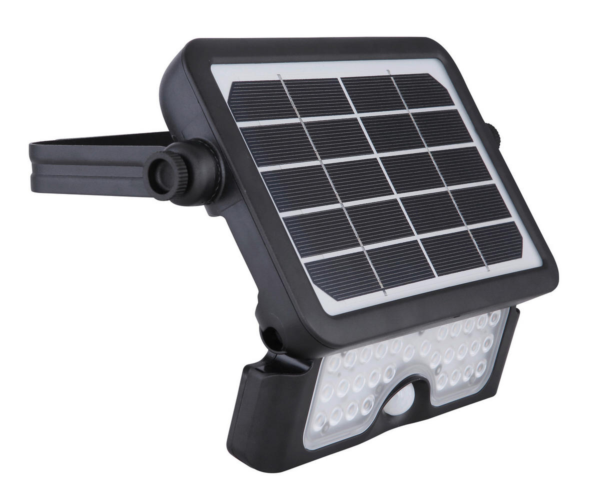 SOLARLEUCHTE - Schwarz, Basics, Kunststoff (23,2/15/3,4cm) - Globo