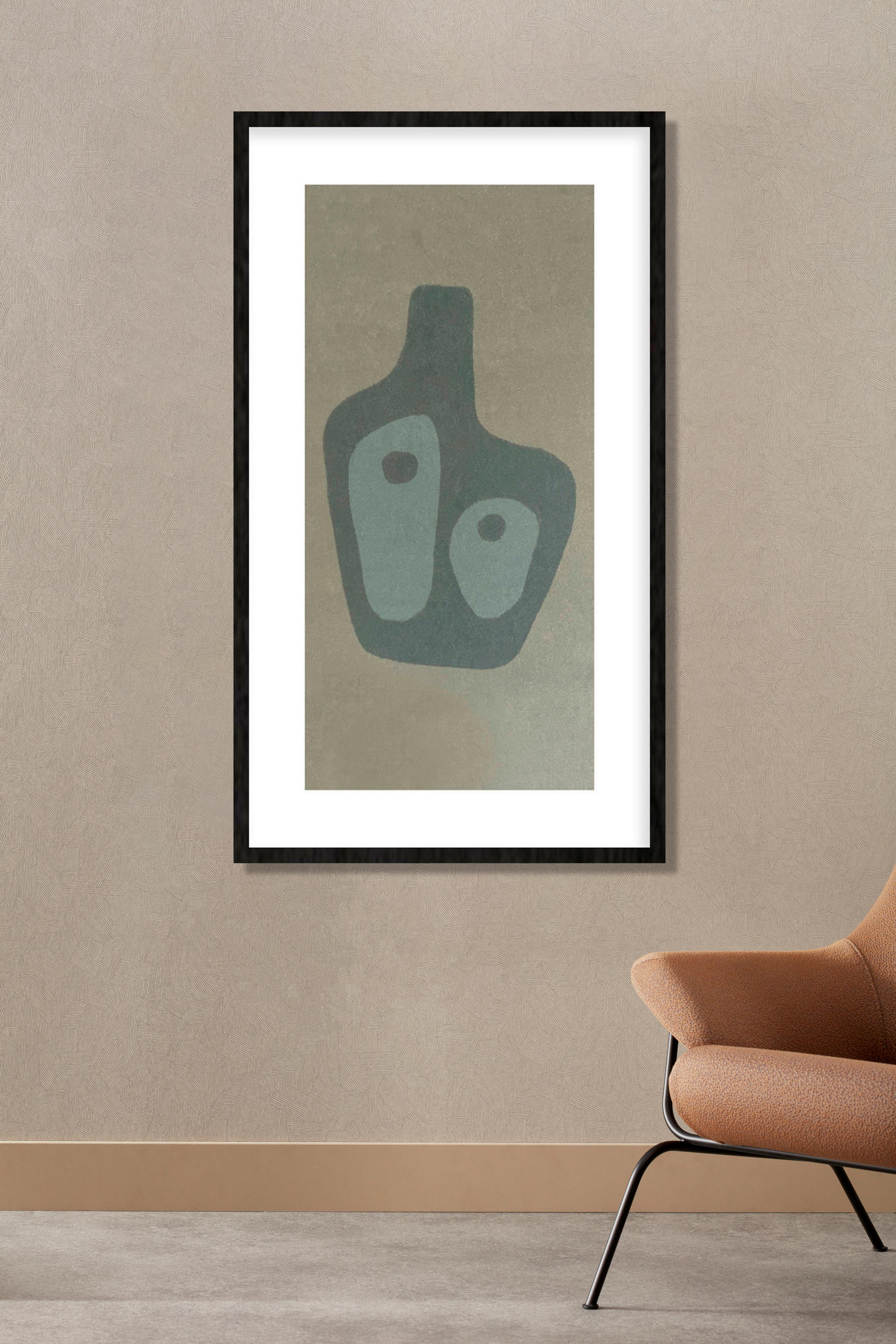 BILD 70/118/10 cm  - Beige/Schwarz, Basics, Holz/Kunststoff (70/118/10cm)