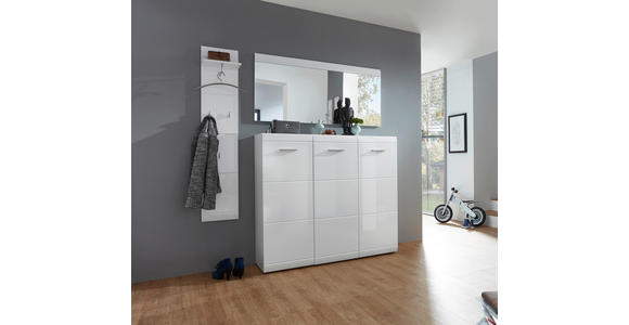 GARDEROBENPANEEL  in 30/152/23 cm  - Weiß, Design, Holzwerkstoff (30/152/23cm) - Carryhome