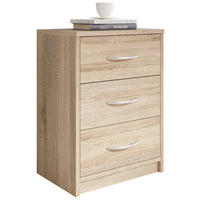 NACHTSCHRANK 38,5/54/28,2 cm  - Sonoma Eiche, Basics (38,5/54/28,2cm) - P & B