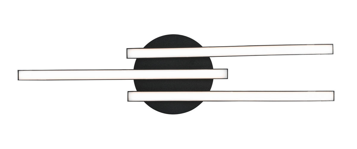 Plafonieră Cu Led 18 W    54,5/14/6,5 cm  - alb/negru, Basics, plastic/metal (54,5/14/6,5cm) - Boxxx