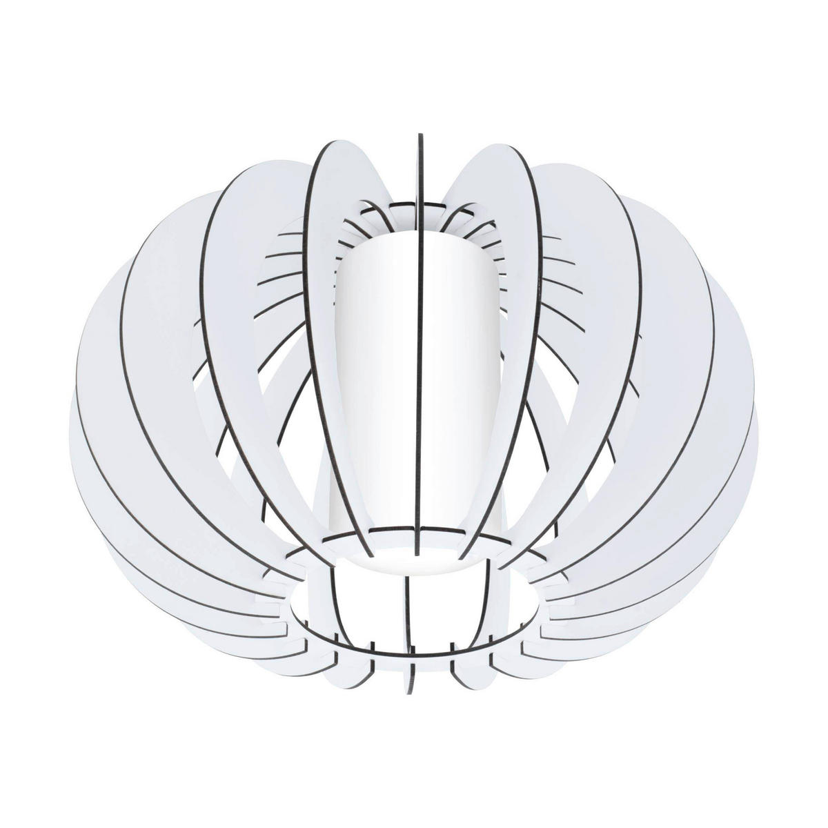 STROPNÉ SVIETIDLO, 40/27,5 cm  - biela, Basics, kov/drevo (40/27,5cm) - Eglo