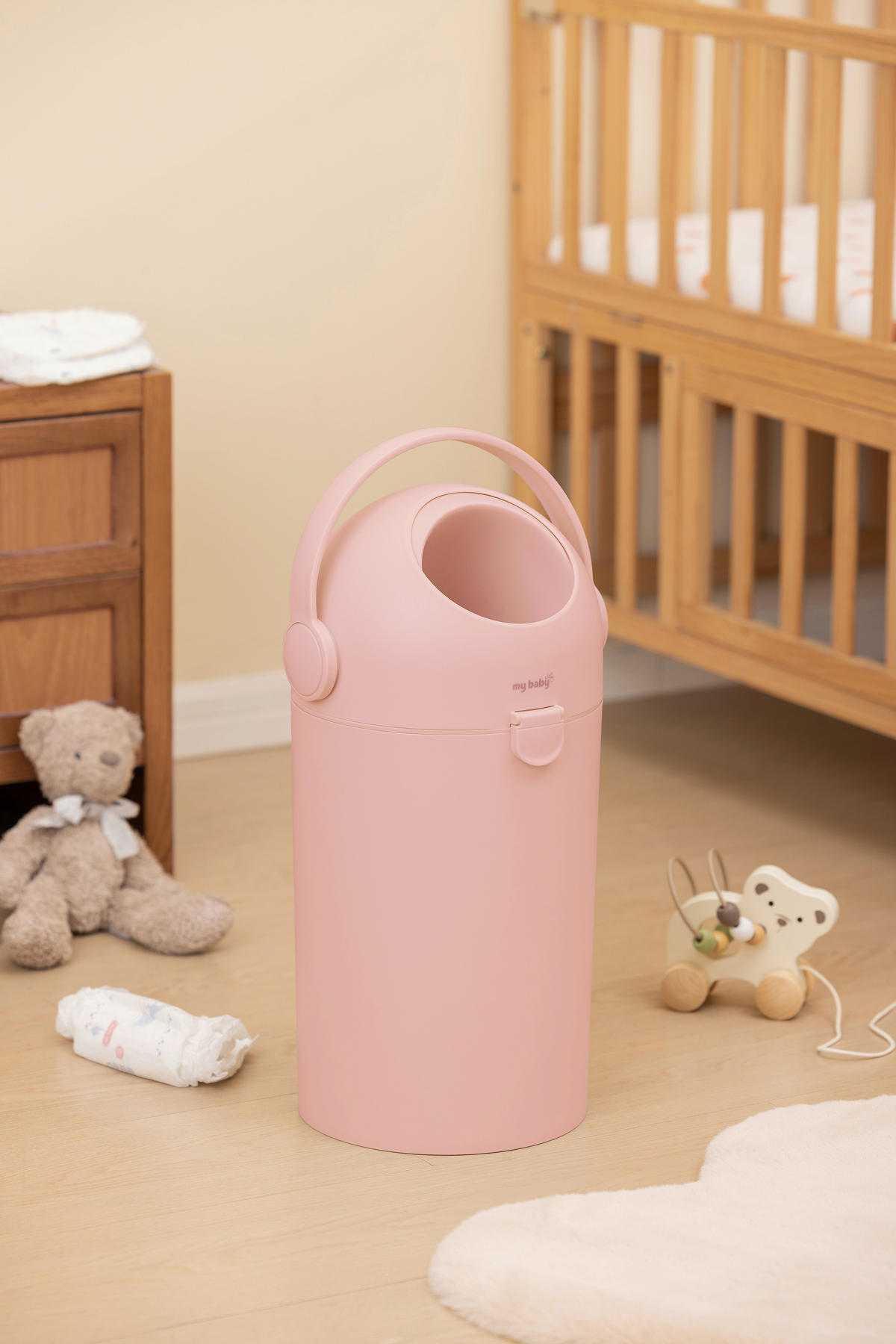 WINDELEIMER 26/50 cm  - Pink, Basics, Kunststoff (26/50cm) - My Baby Lou