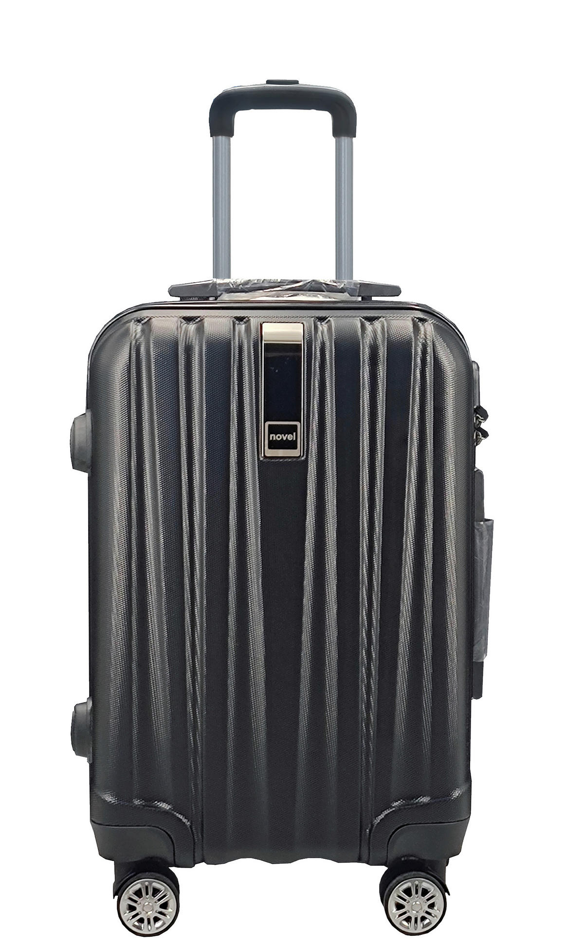 CESTOVNÝ KUFOR 60 l - čierna, Basics, kov/plast (41/66/26cm) - Novel