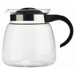 TEEKANNE 1,8 l  - Klar/Schwarz, KONVENTIONELL, Glas/Kunststoff (1,8l) - Novel