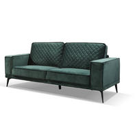 TROSJED drvo, metal, tekstil  tamno zelena    - tamno zelena/crna, Trend, drvo/metal (190/84/88cm) - Xora