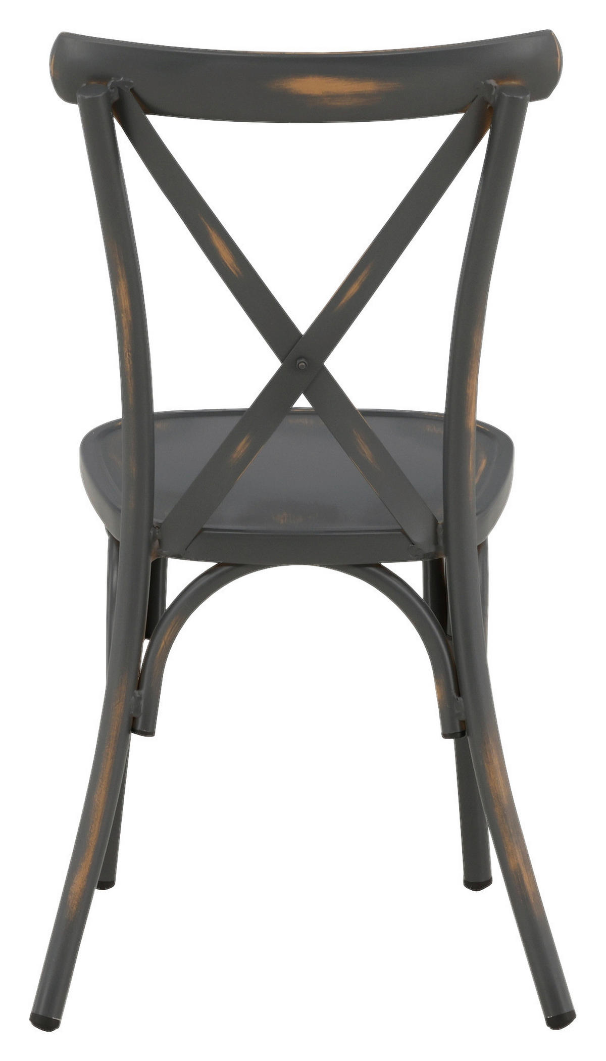 GARTENSTUHL-SET Metall Schwarz  - Schwarz, KONVENTIONELL, Metall (48/88/48cm) - Gardenson