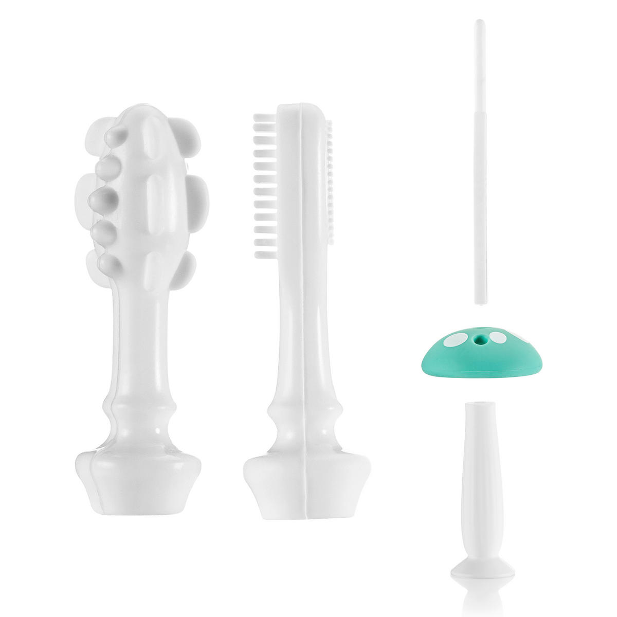 FINGERZAHNBÜRSTE - Weiß, Basics, Kunststoff (9,8/19,5/2,5cm) - Reer