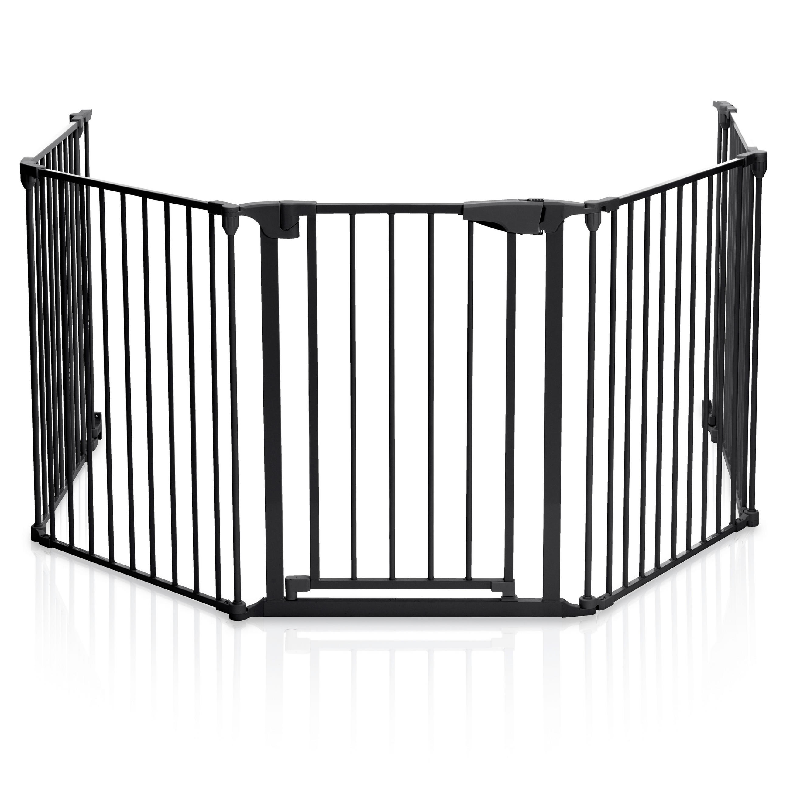 KAMINSCHUTZGITTER - Schwarz, Basics, Metall (320/75cm) - Fillikid