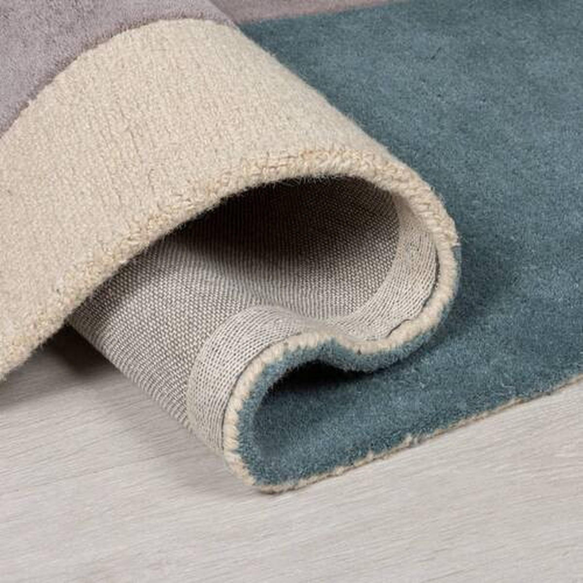 VLNĚNÝ KOBEREC, 170/120 cm, modrá - modrá, Basics, textil (170/120cm)