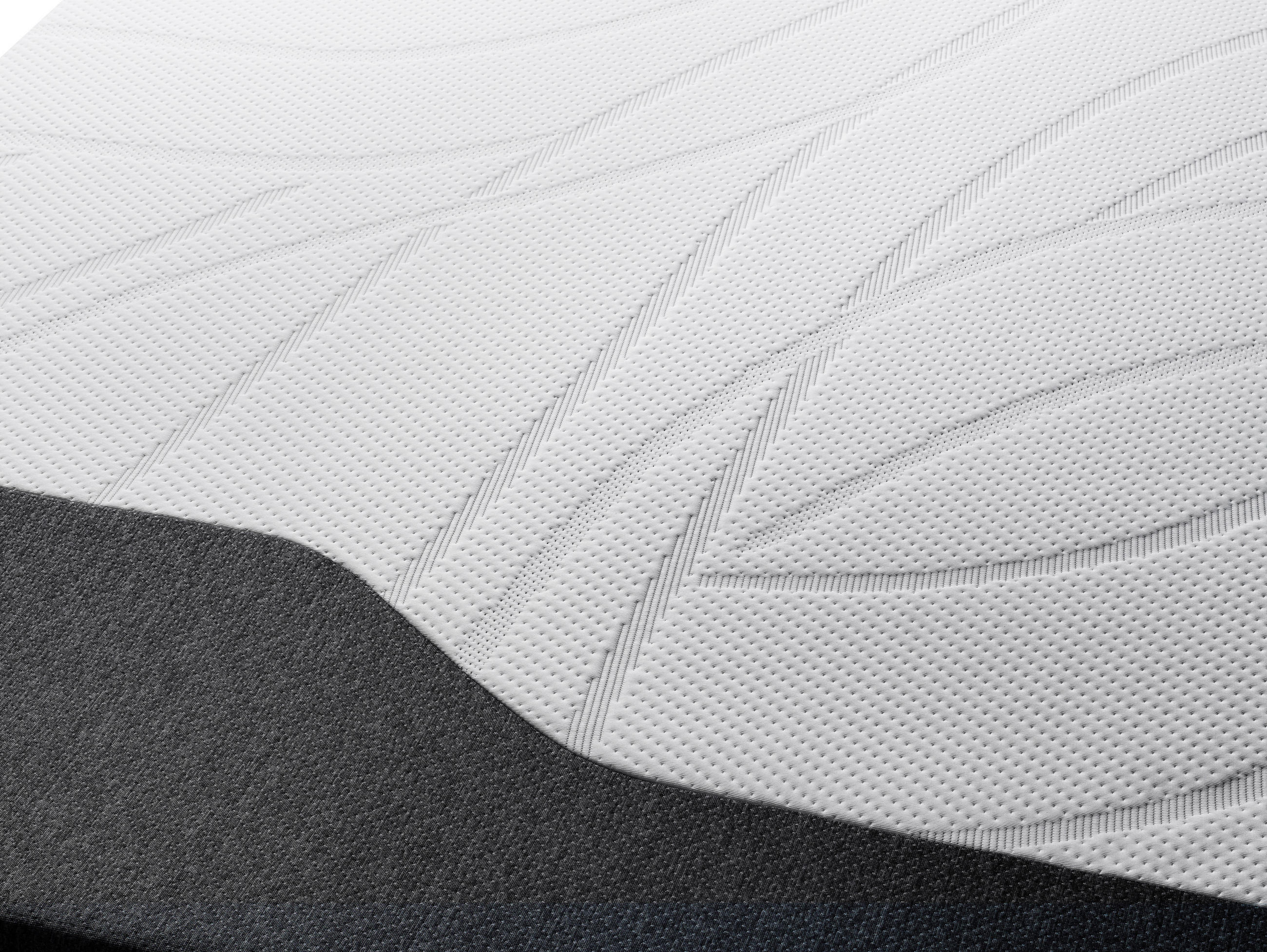 Thumbnail - Tempur Matratze Form Plus-Hybrid, Anthrazit, Weiß, Textil, Füllung: Viskoelastischer Kern, rechteckig, 90x200 cm, Über- ...