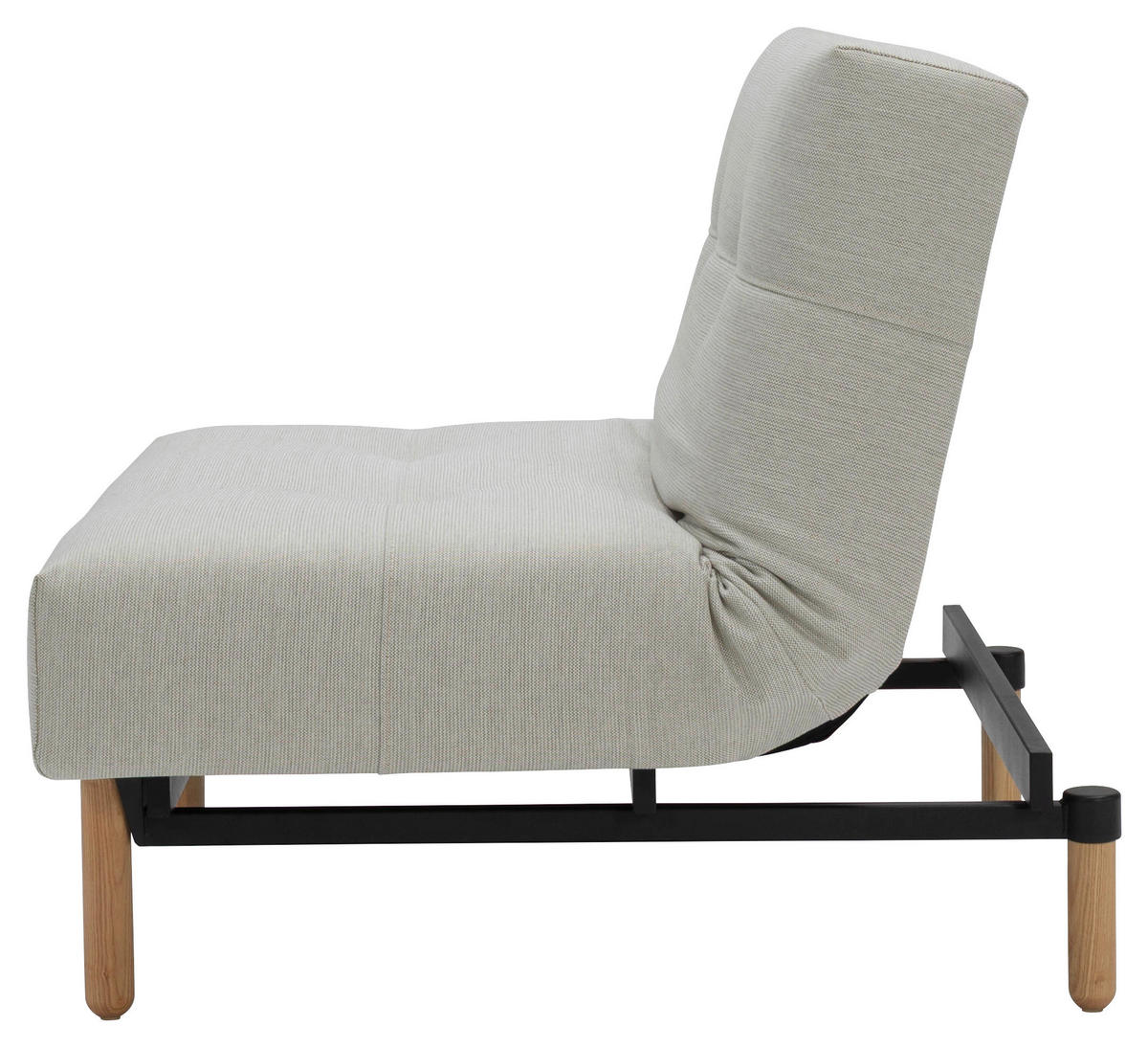 SESSEL in Flachgewebe Naturfarben  - Eichefarben/Naturfarben, Design, Holz/Textil (90/77/91cm) - Niels Andersson