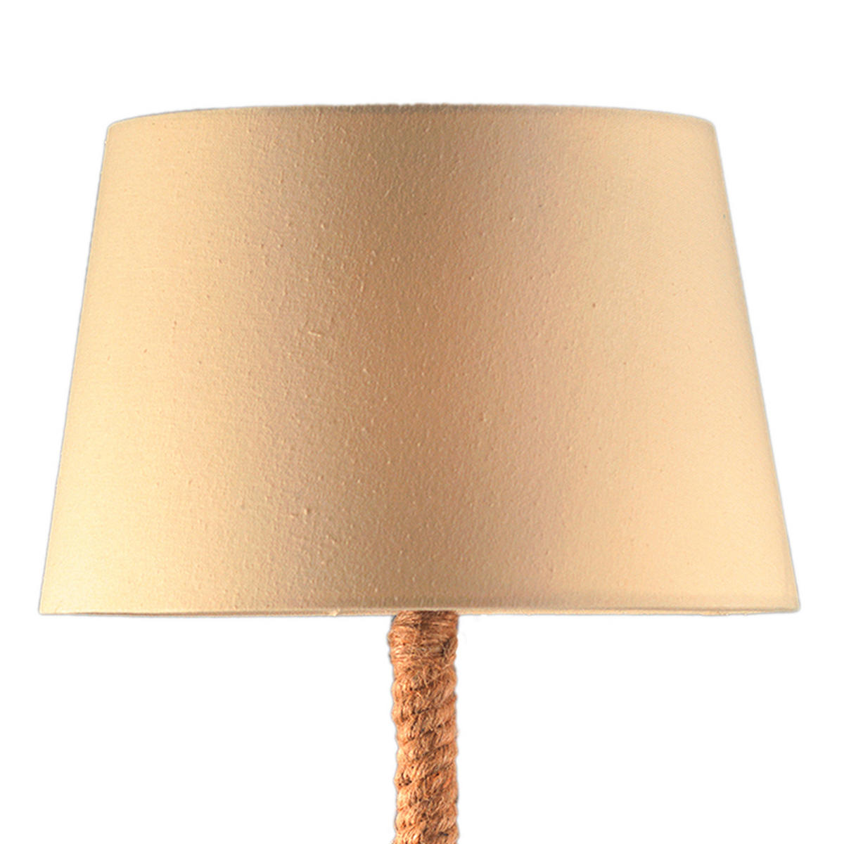 TISCHLEUCHTE 30/30/50 cm   - Schwarz/Weiß, Natur, Kunststoff/Textil (30/30/50cm)