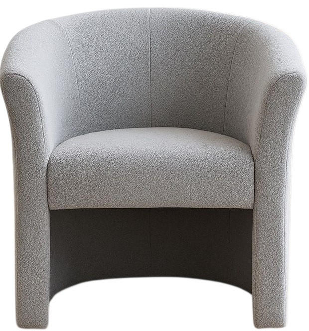 FOTEL - szürke, Design, textil (74/77cm) - Carryhome